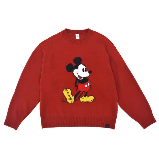 Chaleco rojo de Mickey Mouse en pose de pie
