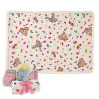 Manta de Dumbo y Timothy con peluche