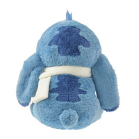 Manta con peluche de Stitch y bufanda tejida