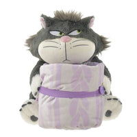 Manta de Lucifer con peluche y bufanda tejida