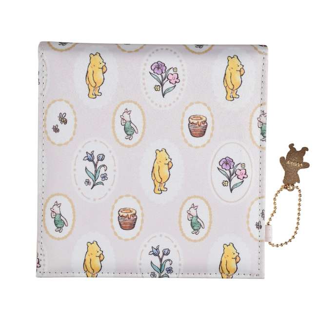Espejo plegable de Winnie the Pooh y Piglet con dije