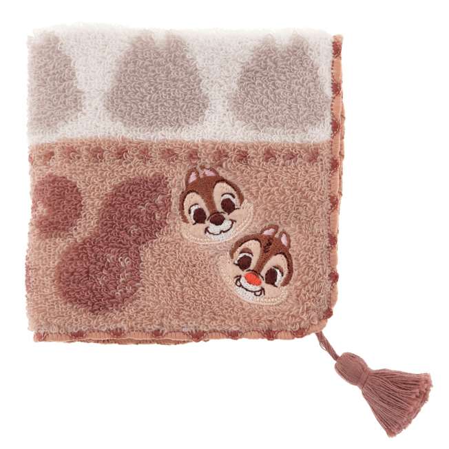 Mini toalla Chip y Dale con borla