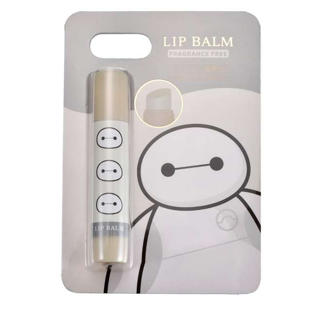 Bálsamo labial Baymax con diseño de tres rostros