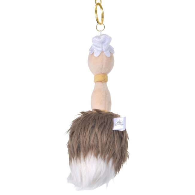 Llavero de peluche de plumero - La Bella y la Bestia