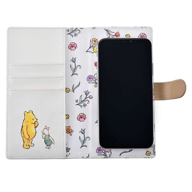 Funda tipo libro para celular Winnie the Pooh y Piglet