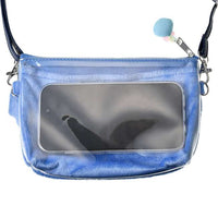 Bolso manos libres de Stitch con bolsillo transparente