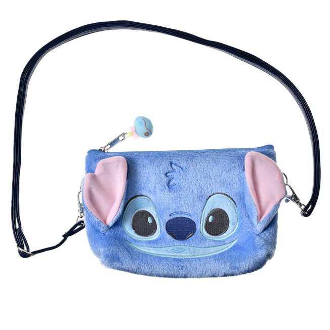 Bolso manos libres de Stitch con bolsillo transparente