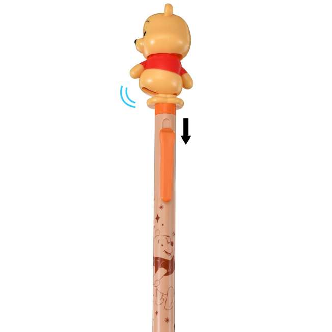 Lápiz pasta de Winnie the Pooh con figura móvil
