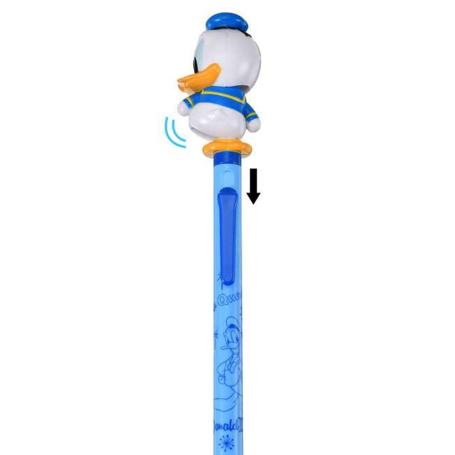 Lápiz pasta de Donald con figura móvil