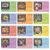 Calendario de escritorio Toy Story 2027 con figura