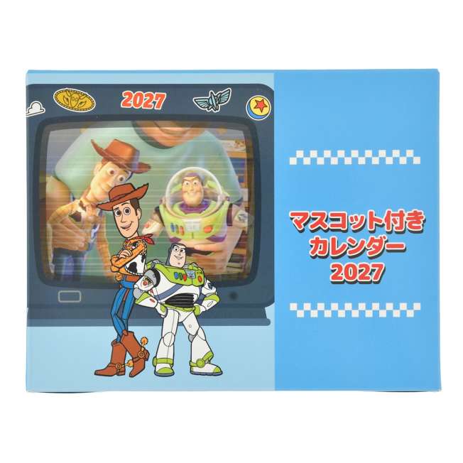 Calendario de escritorio Toy Story 2027 con figura