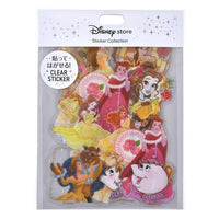 La Bella y la Bestia: 25 stickers transparentes