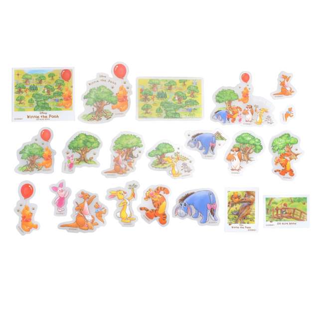 Stickers transparentes de Winnie the Pooh y sus amigos