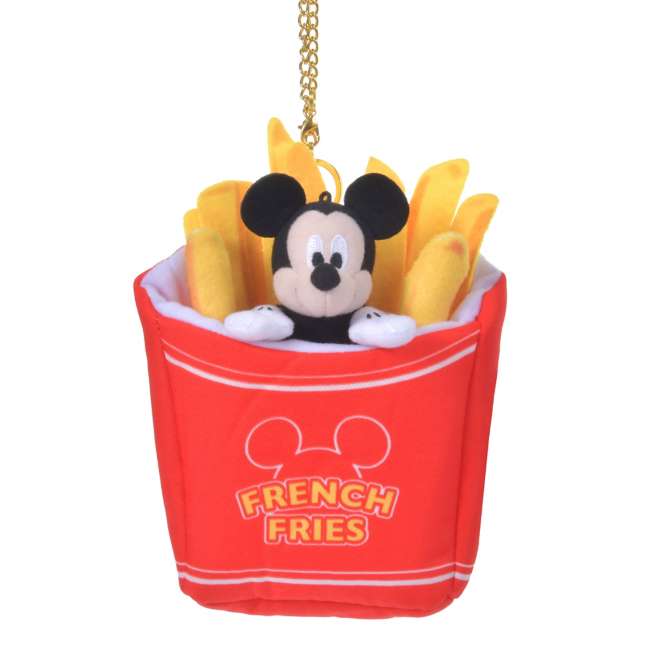 Llavero con bolsillo de papas fritas de Mickey Mouse