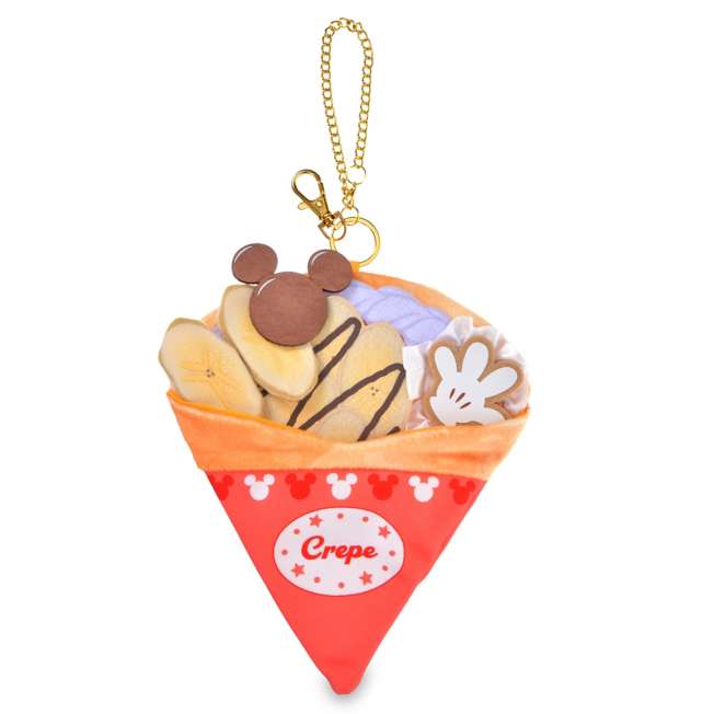 Llavero con bolsillo de crepe de chocolate y plátano de Mickey