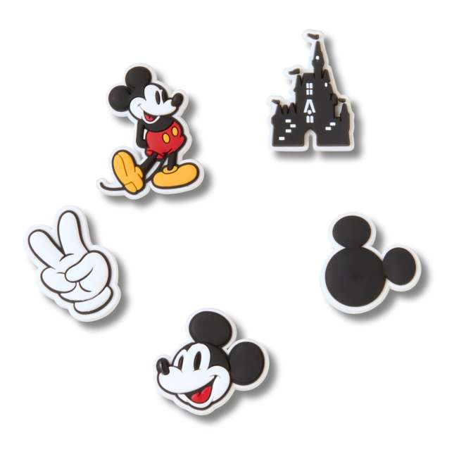 Set de 5 charms Jibbitz de Mickey Mouse