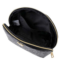 Estuche negro de Mickey Mouse con diseño de manos