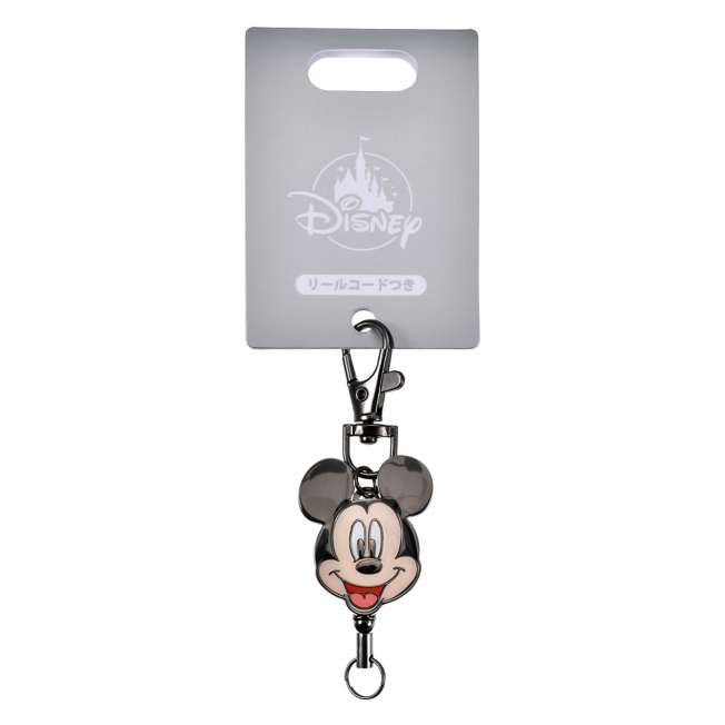 Llavero retráctil metálico de Mickey Mouse