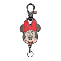 Llavero retráctil metálico de Minnie