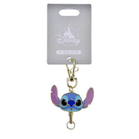 Llavero retráctil metálico de Stitch