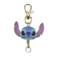 Llavero retráctil metálico de Stitch