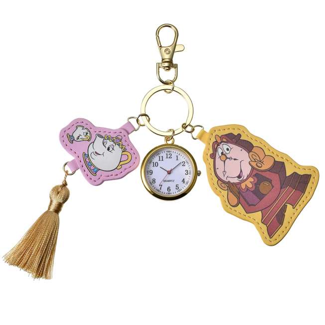 Reloj llavero de La Bella y la Bestia
