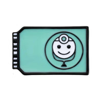 Pin con dije de Baymax: chip de salud