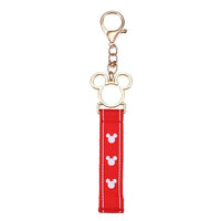 Llavero de Mickey Mouse con cinta roja