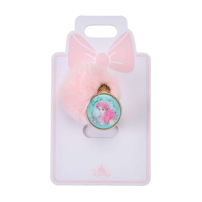Coletero infantil de Ariel con pompón de pelo sintético