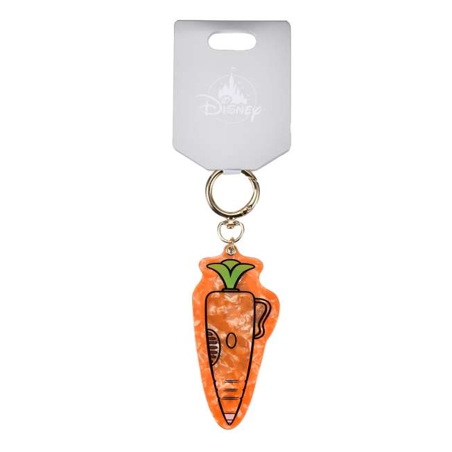 Llavero con espejo de Zootopia, diseño de zanahoria