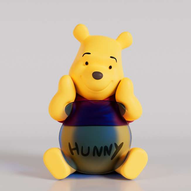 Pizarra de mensajes de Winnie the Pooh