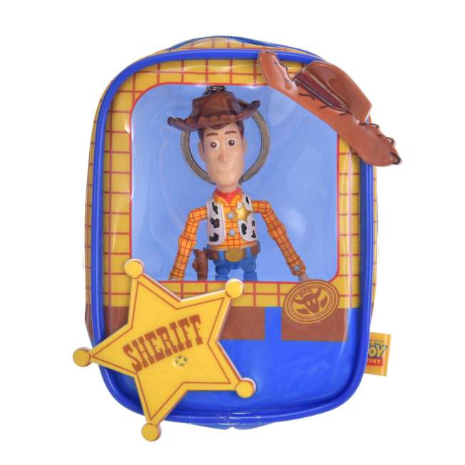 Llavero articulado de Woody con estuche