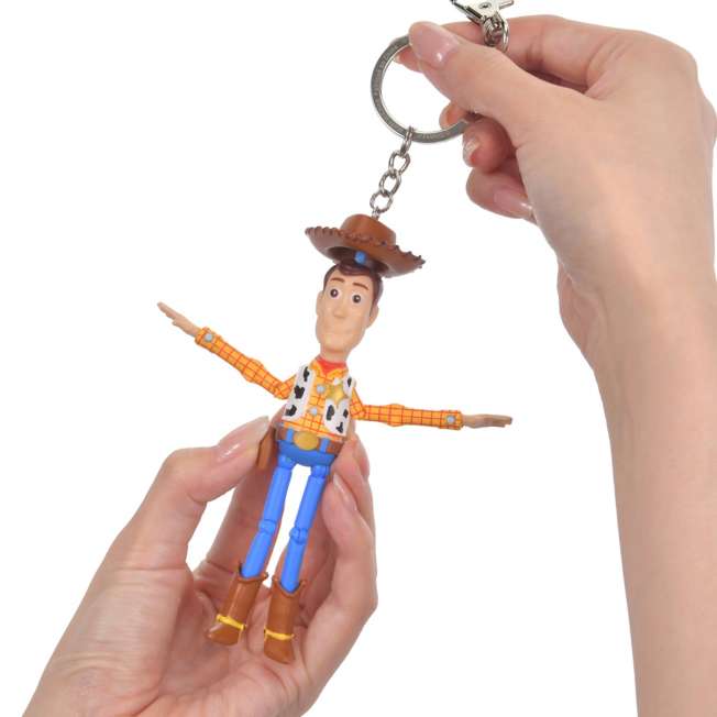 Llavero articulado de Woody con estuche