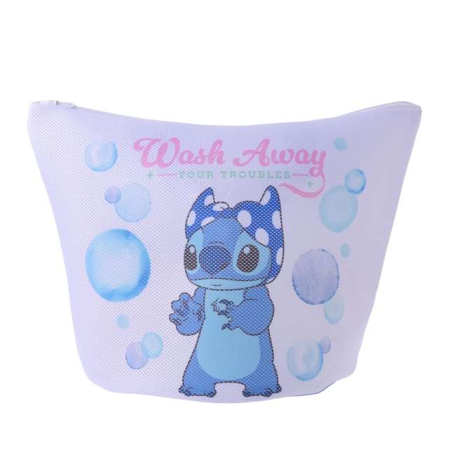 Malla de lavado tipo tote de Stitch y Scrump