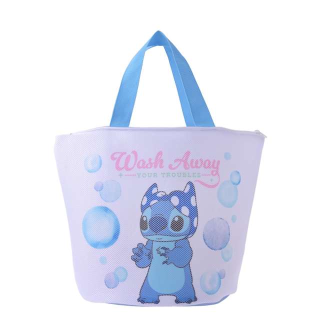 Malla de lavado tipo tote de Stitch y Scrump