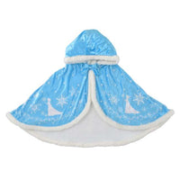 Capa infantil con capucha de Elsa