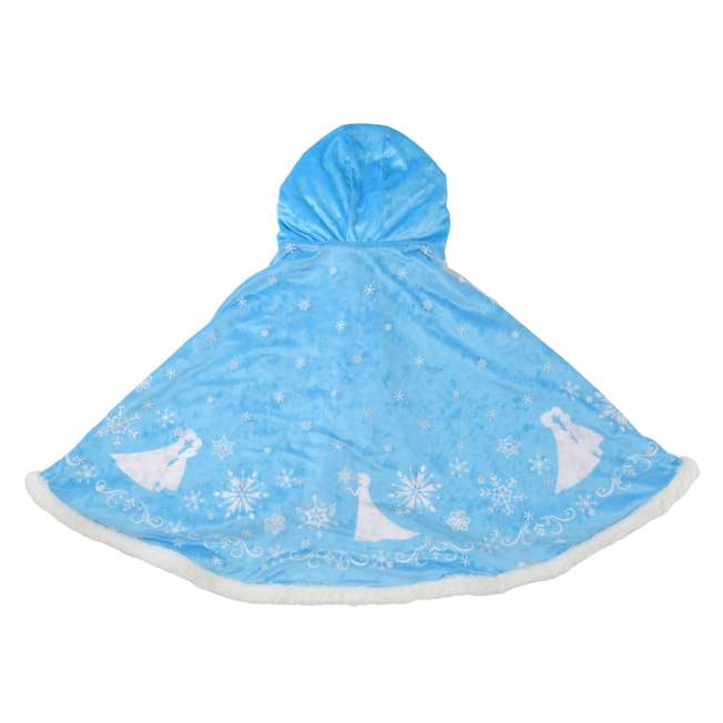 Capa infantil con capucha de Elsa