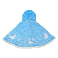Capa infantil con capucha de Elsa