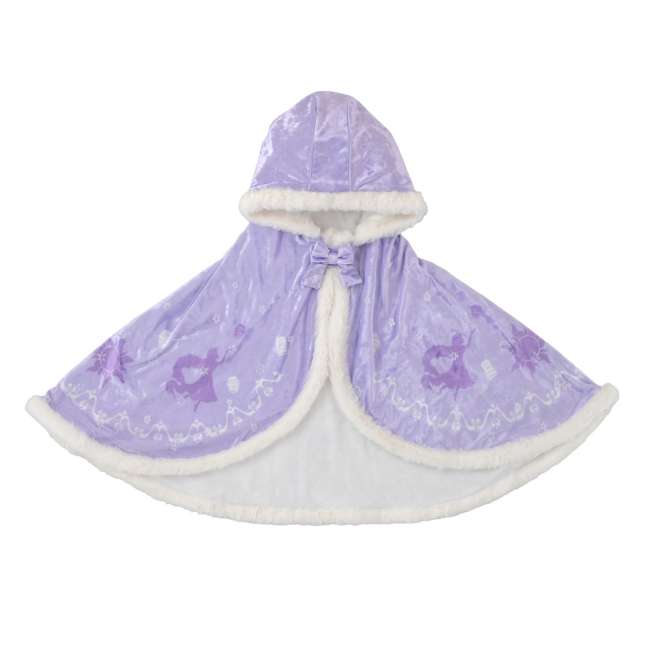 Capa infantil con capucha de Rapunzel