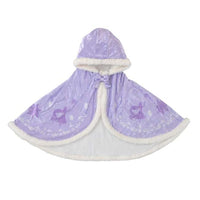 Capa infantil con capucha de Rapunzel