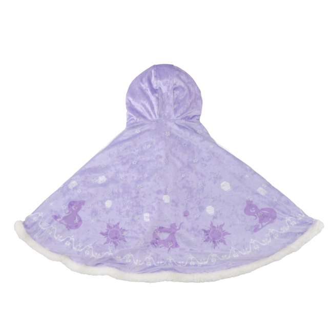 Capa infantil con capucha de Rapunzel