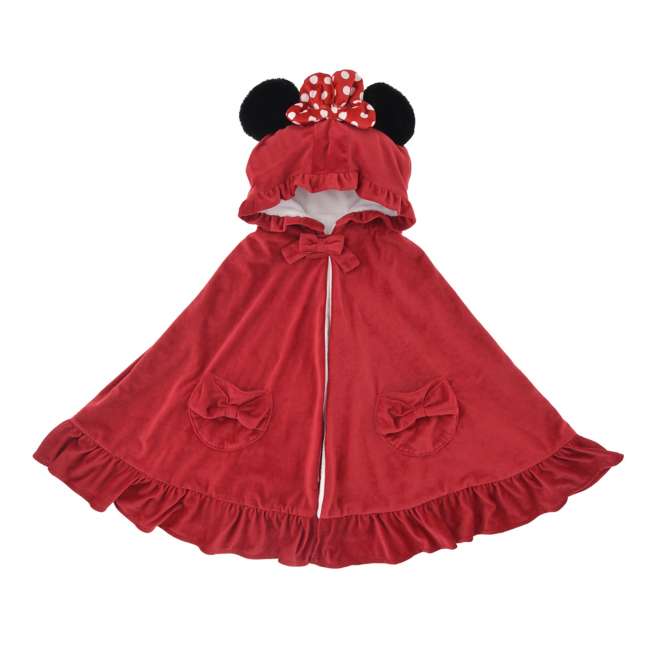 Capa infantil con capucha de Minnie Mouse