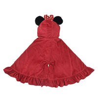 Capa infantil con capucha de Minnie Mouse