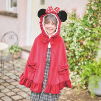 Capa infantil con capucha de Minnie Mouse