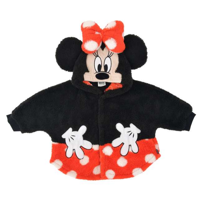 Polerón tipo poncho Minnie Mouse para niños (90-100)