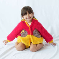 Polerón poncho infantil Winnie the Pooh 90–100