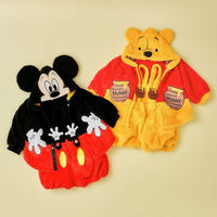 Polerón poncho infantil Winnie the Pooh 90–100