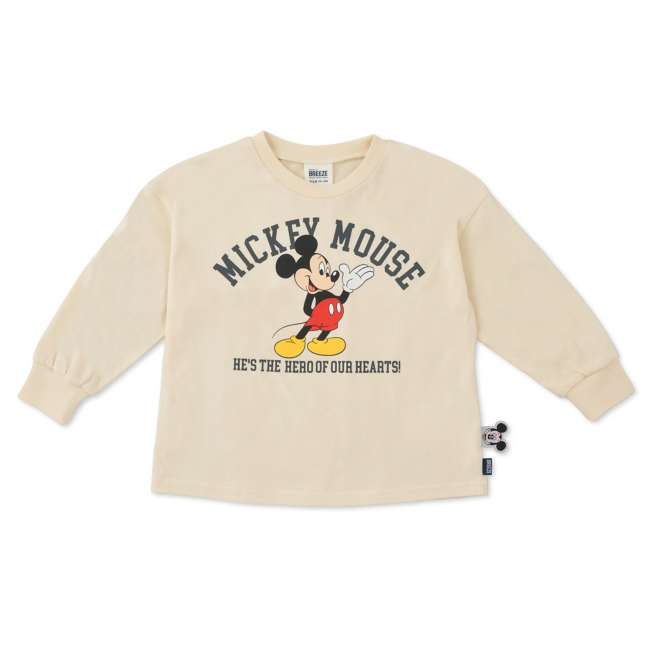 Polera manga larga infantil de Mickey (tallas 90-100)