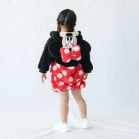 Pantalón infantil de Minnie con tirantes, tallas 90 a 100