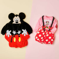 Pantalón infantil de Minnie con tirantes, tallas 90 a 100